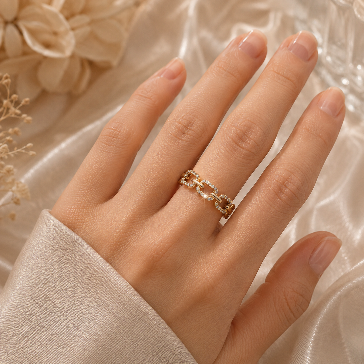 Goldring Strahlende Kette