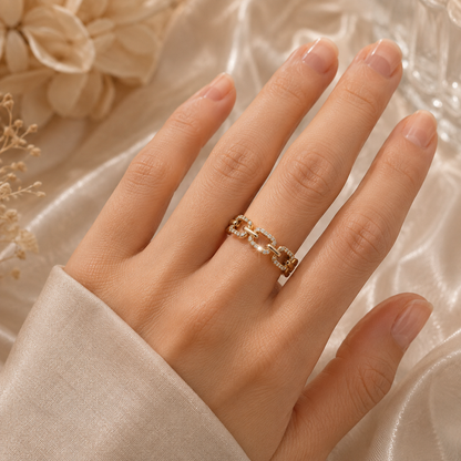 Goldring Strahlende Kette